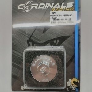 Cardinals Racing - Ταπα λαδιου Yamaha Crypton 135 κατω CARDINALS μαγνητικη ασημι