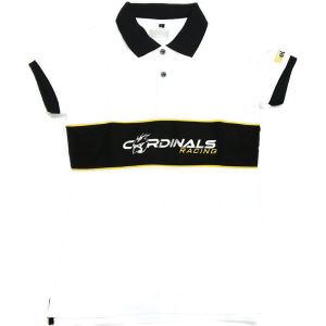 Cardinals Racing - Μπλουζακι T-SHIRT CARDINALS Polo ασπρο/μαυρο L