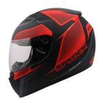 Spyder - Helmet Full Face Bourne S6 Spyder mat black/red XL