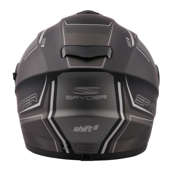 Spyder - Κρανος Full Face Shift 3 S1 Spyder μαυρο ματ/γκρι M