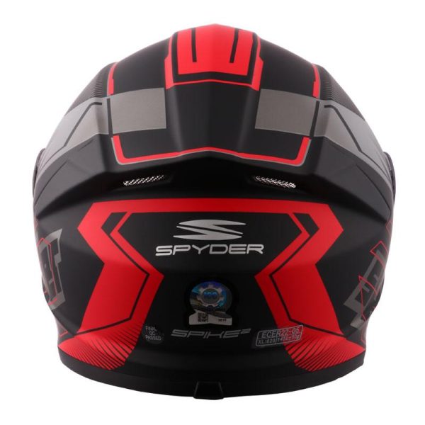 Spyder - Helmet Full Face Spike 2 S1 Spyder mat black/red M