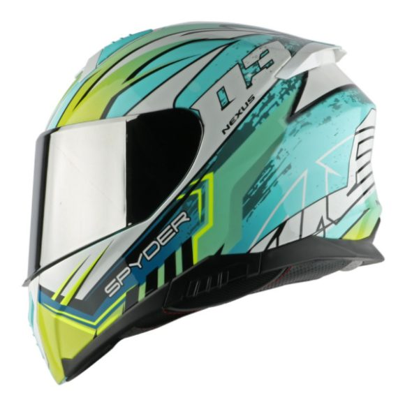 Spyder - Helmet Full Face NEXUS GD Spyder white/turkoise XL