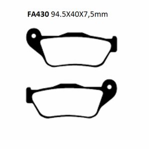 Adige - Brake pads FA430 ADIGE P214 ACX SINTERED (XMAX 125 06-,XMAX 250 04-09 front)