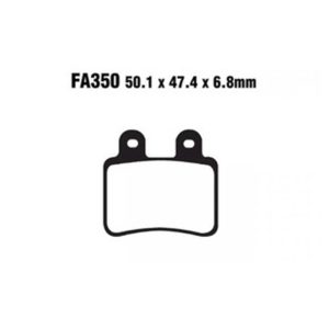Adige - Brake pads FA350 ADIGE P201 ASX ORGANIC (XT125 R/X,ELYSEO 125/150, JET FORCE)