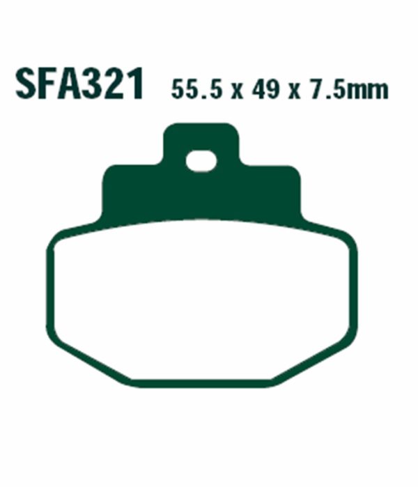 Adige - Brake pads FA321 ADIGE P193 ACX SINTERED (RUNNER VX125/180,HEXAGON 125/250,VESPA 250/300 rear)