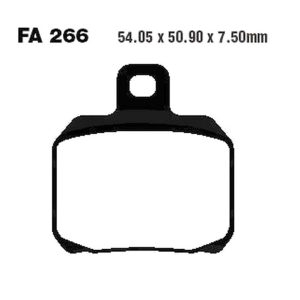Adige - Brake pads FA266 ADIGE P186 ACX SINTERED (Χ8 125/200 04-05,Χ9 125/200/250/500 03-04,BEVERLY 500)