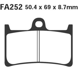 Adige - Brake pads FA252 ADIGE P177 ACX SINTERED (TMAX 500/530,R6,TDM900,R1FJR1300 front)