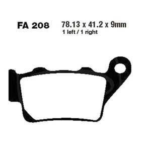Adige - Brake pads FA208 ADIGE P172 ACX SINTERED (YAMAHA XT660R/X,NX650,F650,PEGASO rear)