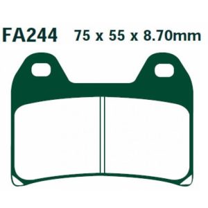 Adige - Brake pads FA244 ADIGE P168 ASX ORGANIC (XT660X,PEGASO,XJR1300,MULTISTRADA front)