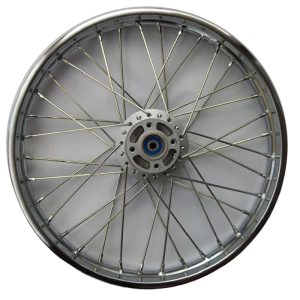 Wheel Suzuki Adress 125/FX (Shogun when straight disk) front siver hub