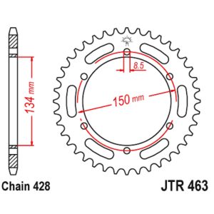 JT sprockets&chains - Rear sprocket 463.50 JT