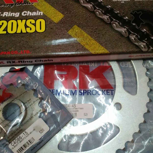 RK - Sprocket and chain set Yamaha XT600 15/45 520 RK XSO
