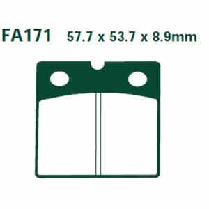 Adige - Brake pads FA171 ADIGE P245 ACX SINTERED (R45/65/80,K75/100/1200RS/K1,MOTOGUZZI etc)