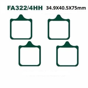 Adige - Brake pads FA322/4 ADIGE P211 ACX SINTERED (DUKE/SM/SMC 690,HUS SM610,DUCATI 749/999 etc front)