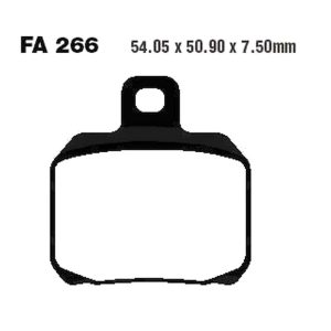 Adige - Brake pads FA266 ADIGE P186 ASX ORGANIC (Χ8 125/200 04-05,Χ9 125/200/250/500 03-04,BEVERLY 500)