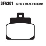 Adige - Brake pads  FA301 ADIGE P185 ACX SINTERED (SCARABEO 50/100,LEONARDO 125/150,MOJITO 150 front)