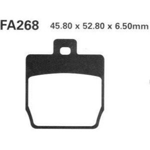 Adige - Brake pads FA268 ADIGE P176 ASX ORGANIC (AEROX 50,NITRO,SLIDER)