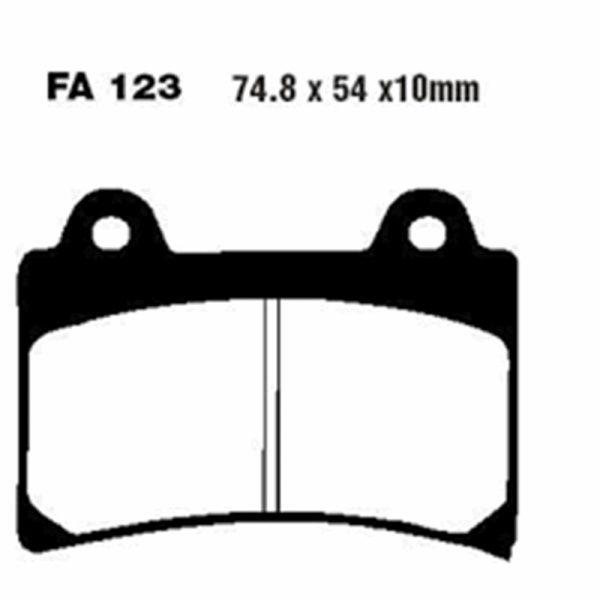 Adige - Brake pads FA123 ADIGE P87 ACX SINTERED (FJ1200,XJR1200)