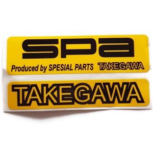 Others - Sticker TAKEGAWA yellow set 2 pcs