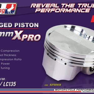 Uma Racing - Piston Yamaha Crypton 135 65mm UMA RACING X-PRO