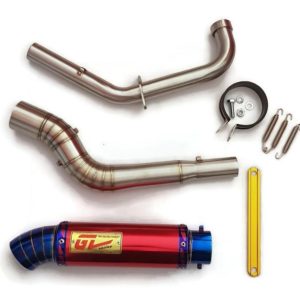GL exhausts - Exhaust Yamaha Crypton 135 GL Q63-55 red ( 35-35-44-55)