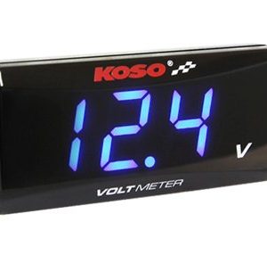 Koso - Βολτομετρο ψηφιακο KOSO SLIM μπλε γραμματα