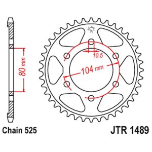 JT sprockets&chains - Rear sprocket 1489.39 JT