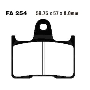 Adige - Brake pads FA254 ADIGE P218 ACX SINTERED (CB1300 -02,GTR1400,ZZR1400,BANDIT 650,GSXR1000 -05 rear)