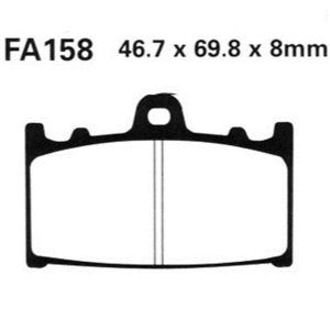 Adige - Brake pads FA158 ADIGE P107 ASX ORGANIC (GSR 600,BANDIT 1200/1250,TL1000 front)