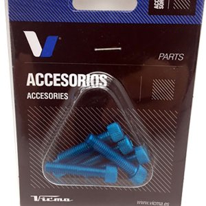 Vicma - Bolt blue 6X30mm narrow head 6pcs/set VICMA