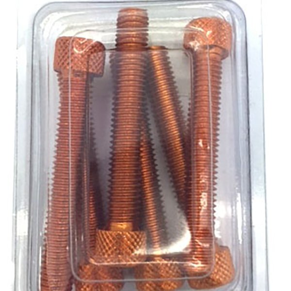 Vicma - Bolt orange 8X50mm narrow head 6pcs/set