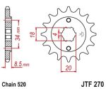 JT sprockets&chains - Sprocket front 270.15 Honda REBEL 125/REBEL 250/CM 250 15T JT