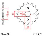 JT sprockets&chains - Γραναζι εμπρος 278.16 Honda CB250N/CB400/CB450/CM400/CM450 16Δ JT