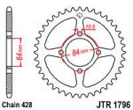 JT sprockets&chains - Γραναζι πισω 1796.51 Suzuki VAN VAN 125 κτλ JT