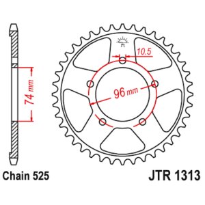 JT sprockets&chains - Rear sprocket 1313.42 JT