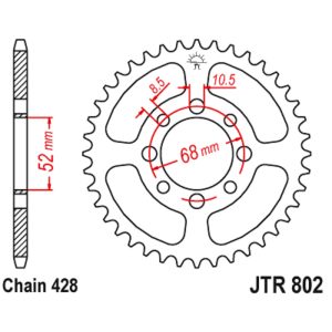 JT sprockets&chains - Rear sprocket 802.42 JT