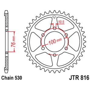 JT sprockets&chains - Rear sprocket 816.42 JT