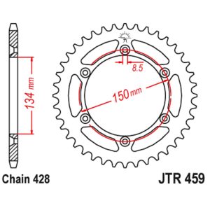 JT sprockets&chains - Rear sprocket 459.52 JT