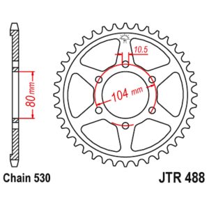 JT sprockets&chains - Rear sprocket 488.46 JT