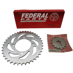 Federal - Sprocket and chain kit Yamaha Crypton 135 15/39 set Federal