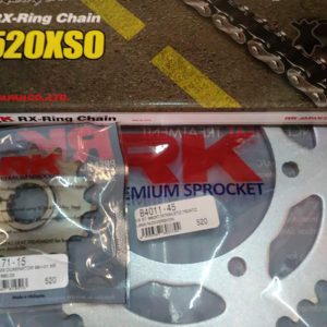 RK - Sprocket and chain set Yamaha XT660R/X 15/45 RK XSO