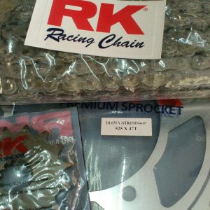 RK - Sprocket and chain set Suzuki Vstrom  inj 650 '04-07 15/47 RK
