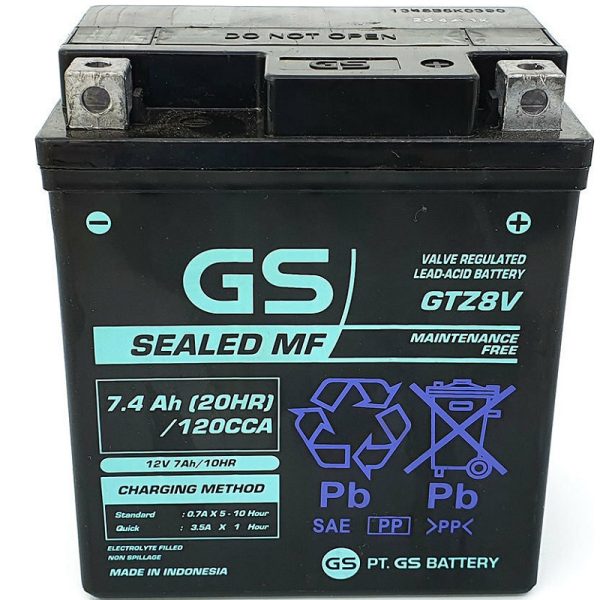 GS Batteries - Battery YTZ8V GS (YTX7L-BS/GTZ8V)
