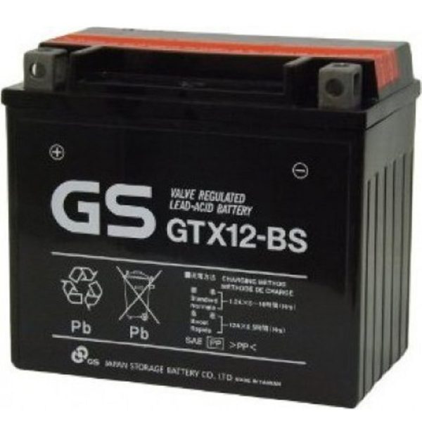 GS Batteries - Battery YTX12-BS GS