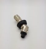 Others - Spark plug cap GY6/Chinese scooters 45o angle metallic