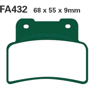 Adige - Brake pads  FΑ432 ADIGE P262 ASX ORGANIC (Xciting400,Maxsym400,YZFR125,MT125 etc front )