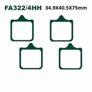 Adige - Brake pads FA322/4 ADIGE P211 ASX ORGANIC (DUKE/SM/SMC 690,HUS SM610,DUCATI 749/999 etc front)