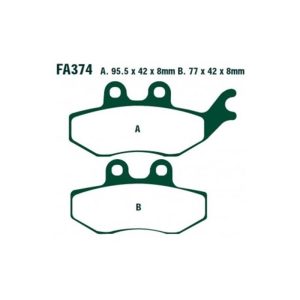 Adige - Brake pads FA374 ADIGE P209 ASX ORGANIC (ITALJET JUPITER 250,RIEJU MATRIX 50 )