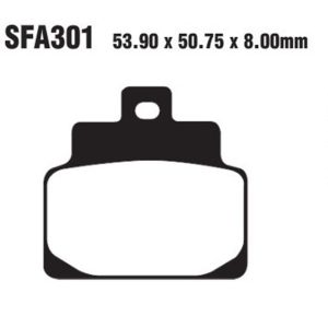 Adige - Brake pads FA301 ADIGE P185 ASX ORGANIC (SCARABEO 50/100,LEONARDO 125/150,MOJITO 150 front)