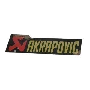 Others - Αυτοκολλητο AKRAPOVIC μικρο 12cmx3cm